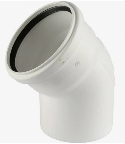 Отвод ВК 110*45 ПП (Малошумный) Синикон Отвод ВК 110*45 ПП (Малошумный) Синикон