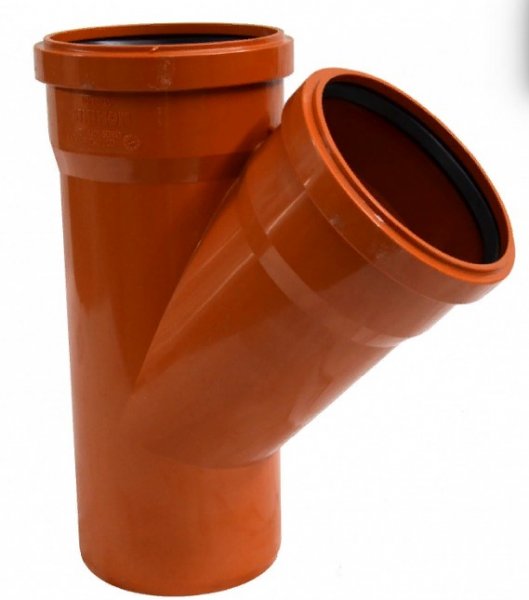 Тройник наруж 160/160*45 ПП политэк Тройник наруж 160/160*45 ПП политэк