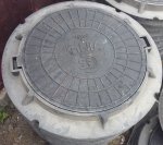 Люк 3,0 тн. Л (колодец) черный Люк 3,0 тн. Л (колодец) черный