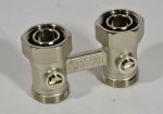 STOUT 3/4" 2 двухтрубной системы, прямой блок (евроконус) STOUT 3/4" 2 двухтрубной системы, прямой блок (евроконус)