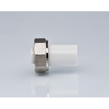 Муфта комбинированная с накидной гайкой 20 х 3/4" ППРС «евроконус» TIM Муфта комбинированная с накидной гайкой 20 х 3/4" ППРС «евроконус» TIM