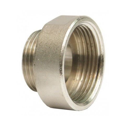 Переходник   1/2" наруж - 1 1/2" внутр STOUT (никель) Переходник   1/2" наруж - 1 1/2" внутр STOUT (никель)