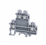 Клемма двухярусные винтовая OptiClip ODL-2,5-2L-I-BU-синий 289802