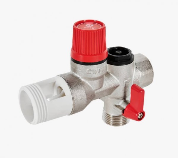 Группа безопасности для бойлера ROMMER 7 бар 3/4 Группа безопасности для бойлера ROMMER 7 бар 3/4