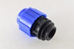 Муфта переход. ПЭ с внутр. труб. резьбой  25х 1/2'' (обж.) ТПК-АКВА