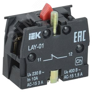 LAY5 Блок контактный 1р (для кнопок и переключателей) LAY5 Блок контактный 1р (для кнопок и переключателей)
