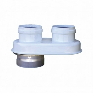 VAILLANT Разделительный адаптер с DN 60/100 на две трубы DN 80 VAILLANT Разделительный адаптер с DN 60/100 на две трубы DN 80