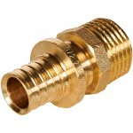 Соединитель наружная резьба 16х1/2 для труб из сшитого полиэтилена ROMMER Соединитель наружная резьба 16х1/2 для труб из сшитого полиэтилена ROMMER