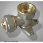 Уголок с креплением ц+г 16*3/4" Frap FR1607 