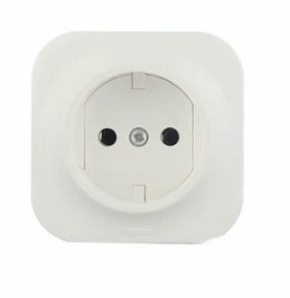 Розетка без заземления без шторок наружная белая 782210 Legrand Розетка без заземления без шторок наружная белая 782210 Legrand