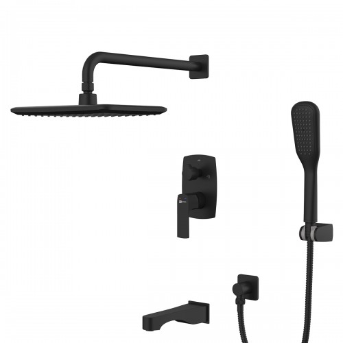 LM7222BL Смеситель для ванны и душа встраиваемый с дополнительной 1-функциональной лейкой Lemark URSUS LEMARK LM7222BL Смеситель для ванны и душа встраиваемый с дополнительной 1-функциональной лейкой Lemark URSUS LEMARK