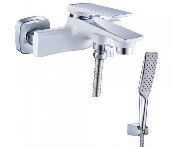 LM5914CW Смеситель для ванны с коротким изливом, хром/белый "Аллегро" LEMARK LM5914CW Смеситель для ванны с коротким изливом, хром/белый "Аллегро" LEMARK