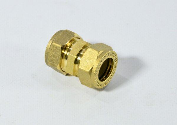 Муфта из латуни для соединения гофротрубы DN 20 Муфта из латуни для соединения гофротрубы DN 20