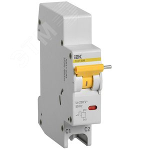 Расцепитель независимый РН47-60М на DIN-рейку для ВА47-60M IEK Расцепитель независимый РН47-60М на DIN-рейку для ВА47-60M IEK