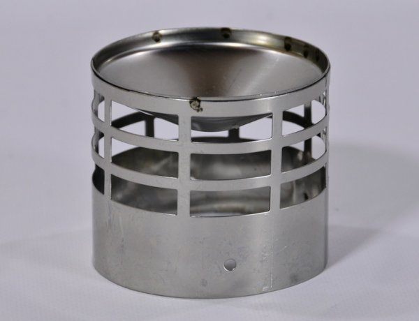 STOUT  Элемент дымохода решетка из нержавеющей стали Ø80 для дымоотводящей трубы STOUT  Элемент дымохода решетка из нержавеющей стали Ø80 для дымоотводящей трубы