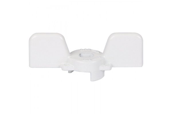 Ручка-бабочка для шарового крана STOUT 1/2 -3/4 (Белая) Ручка-бабочка для шарового крана STOUT 1/2 -3/4 (Белая)