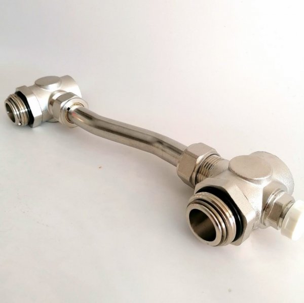 Байпас коллекторный проходной 1", регулируемый с перепускным клапаном TIM Байпас коллекторный проходной 1", регулируемый с перепускным клапаном TIM