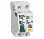 Выключатель автоматический дифференциальный 1P+N 10А 30мА AC х-ка C ДИФ-103 6кА (16310DEK) Dekraft