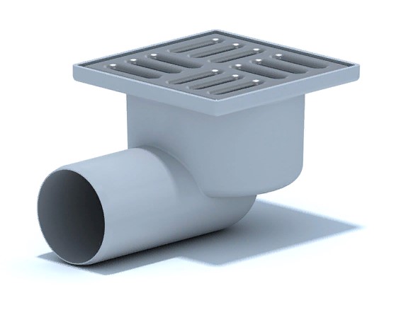 Трап гориз 50 решетка 100х100 нерж.СУХОЙ TQ5102 АНИ Трап гориз 50 решетка 100х100 нерж.СУХОЙ TQ5102 АНИ