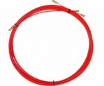 Протяжка кабельная (мини УЗК в бухте), стеклопруток, d=3.5 мм 10 м красная etm47-1010 REXANT