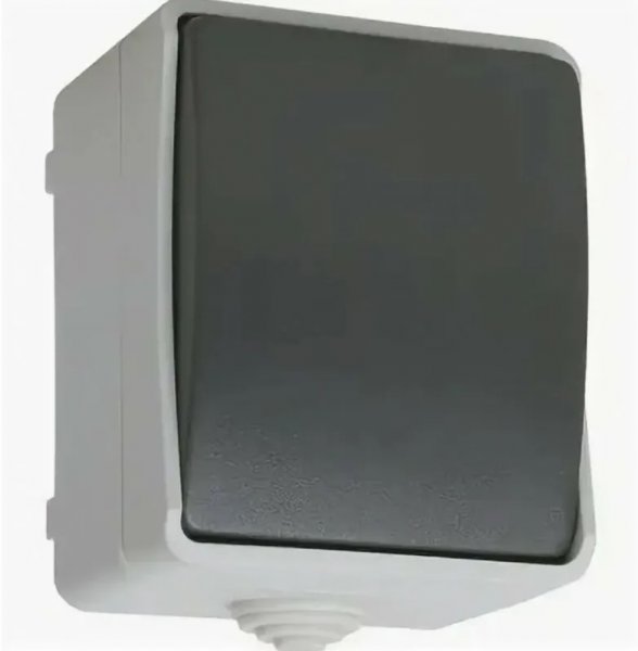 ФОРС Выключатель одноклавишный наружный IP54 EVS10-K03-10-54-DC IEK ФОРС Выключатель одноклавишный наружный IP54 EVS10-K03-10-54-DC IEK