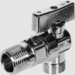 Кран для быт.тех. 1/2"ш*1/2"ш угол шаровой BUGATTI Miami