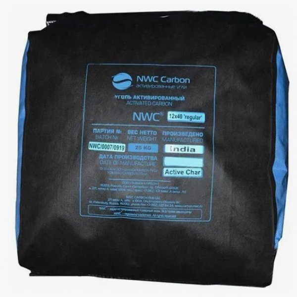 Активированный Уголь NWC 12*40 `regular` (мешок 25 кг, 50л) Активированный Уголь NWC 12*40 `regular` (мешок 25 кг, 50л)