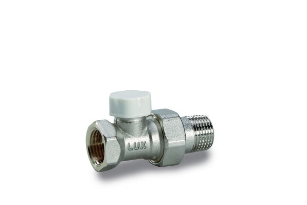 Блок-кран прямой 1/2" д/рад DD 121 LUXOR Блок-кран прямой 1/2" д/рад DD 121 LUXOR