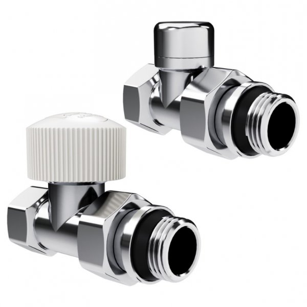 Набор термостатический прямой Royal Thermo Design 1/2"М30х1,5 (Хром) Набор термостатический прямой Royal Thermo Design 1/2"М30х1,5 (Хром)