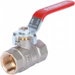 Кран шаровой 1/2" гг ручка (никель) ROMMER Кран шаровой 1/2" гг ручка (никель) ROMMER