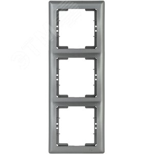 BOLERO рамка АНТРАЦИТ вертикальная 3 элемента BOLERO рамка АНТРАЦИТ вертикальная 3 элемента