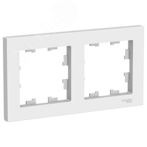 ATLASDESIGN рамка БЕЛЫЙ 2 элемента ATLASDESIGN рамка БЕЛЫЙ 2 элемента
