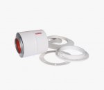 ROMMER Начальный участок вертикальный коакс. 60/100 (Bosch, Buderus, Navien S/C/E, Baxi ECO Nova/Classic, Baltur, Лемакс, Fondital ) в комплекте флане ROMMER Начальный участок вертикальный коакс. 60/100 (Bosch, Buderus, Navien S/C/E, Baxi ECO Nova/Classic, Baltur, Лемакс, Fondital ) в комплекте флане