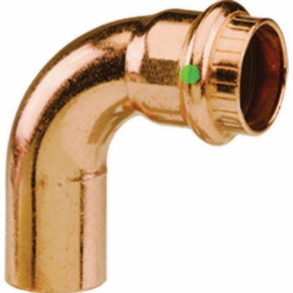 Угольник 90° 15-15, пресс, медь, однораструбный Угольник 90° 15-15, пресс, медь, однораструбный