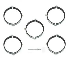 VAILLANT фиксирующие зажимы с винтами и разъемы (5 частей), D1x0mm  Ø 160 VAILLANT фиксирующие зажимы с винтами и разъемы (5 частей), D1x0mm  Ø 160