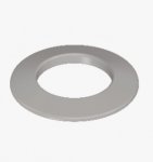 ROMMER Накладка декоративная Ø80 (белая) ROMMER Накладка декоративная Ø80 (белая)