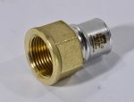 Соединитель пресс с переходом на  вн. р.  26х1" STOUT 