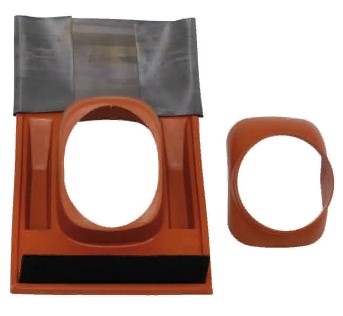 Vaillant Элемент из пластмассы для пересечения косой кровли, красный Vaillant Элемент из пластмассы для пересечения косой кровли, красный