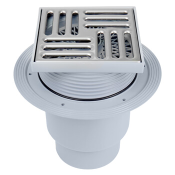 Трап вертик 110 регулируемый. решетка 150х150 нерж.СУХОЙ TQ1712 АНИ Трап вертик 110 регулируемый. решетка 150х150 нерж.СУХОЙ TQ1712 АНИ