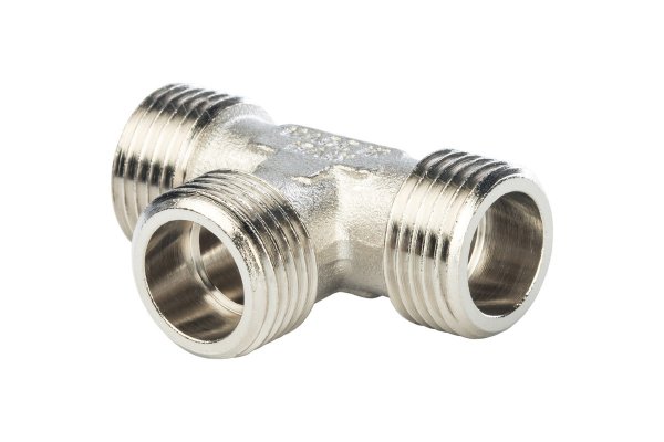 Тройник 1" шшш STOUT (никель) Тройник 1" шшш STOUT (никель)