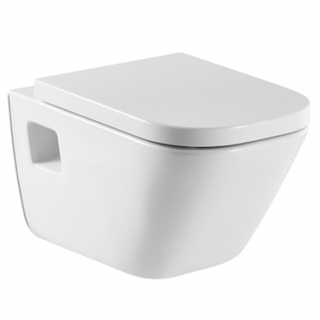 GAP SQUARE унитаз подвесной (бел) (без сидения) "душевой слив" ROCA GAP SQUARE унитаз подвесной (бел) (без сидения) "душевой слив" ROCA