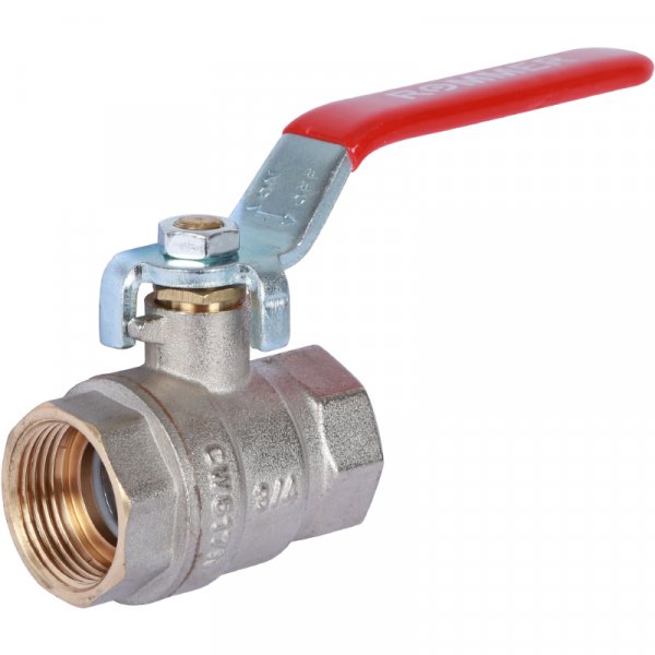 Кран шаровой 3/4" гг ручка (никель) ROMMER Кран шаровой 3/4" гг ручка (никель) ROMMER