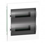 Щит распределительный встраиваемый белый ЩРв-П-24 City9 прозрачная дверь Щит распределительный встраиваемый белый ЩРв-П-24 City9 прозрачная дверь