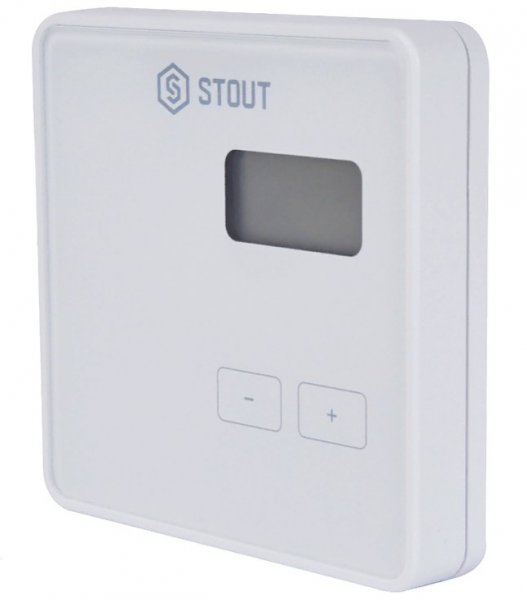 Беспроводной комнатный регулятор R-8b TECH (белый) Беспроводной комнатный регулятор R-8b TECH (белый)