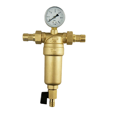 Фильтр с манометром метал. корпус 1" ( до 100 С) Фильтр с манометром метал. корпус 1" ( до 100 С)