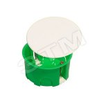 Коробка распределительная 80х45мм скрытая IP30 гипрок (КР1202) Коробка распределительная 80х45мм скрытая IP30 гипрок (КР1202)