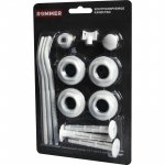 Комплект для радиатора 20(3/4) с тремя кронштейнами Комплект для радиатора 20(3/4) с тремя кронштейнами