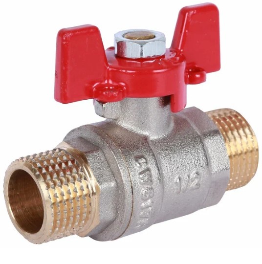 Кран шаровый 1/2" шш бабочка ROMMER Кран шаровый 1/2" шш бабочка ROMMER