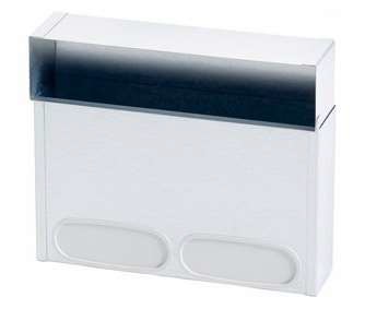 Настенный воздуховод с двумя отверстиями для адаптеров, 52х132 мм Настенный воздуховод с двумя отверстиями для адаптеров, 52х132 мм