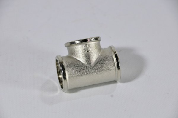 Тройник 1" ггг STOUT (никель) Тройник 1" ггг STOUT (никель)